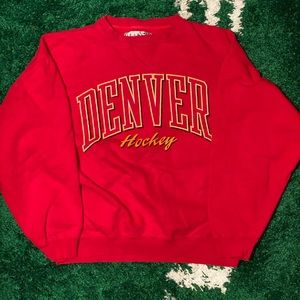 Vintage denver hockey crewneck